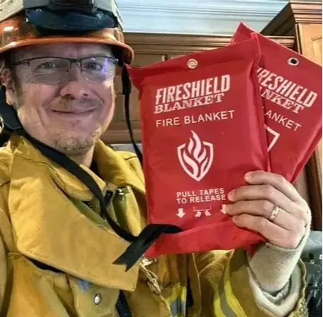 Cobra Fire Blanket customer -  Lawrence D. -New York, USA